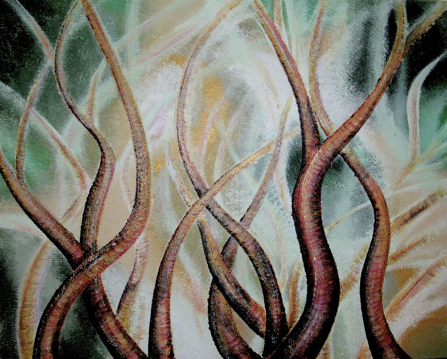 Tentacles Painting by Leizel Grant