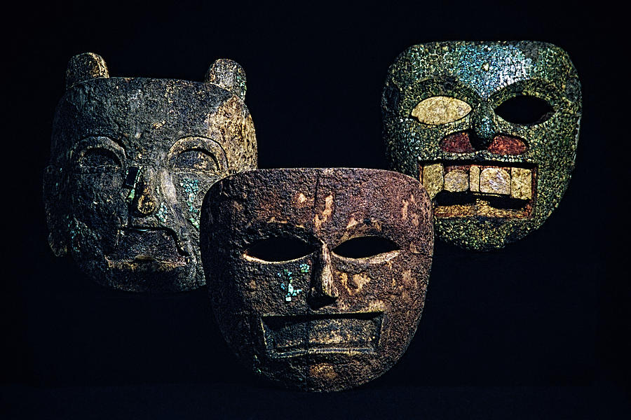 Teotihuacan Masks Photograph by Agustin Uzarraga
