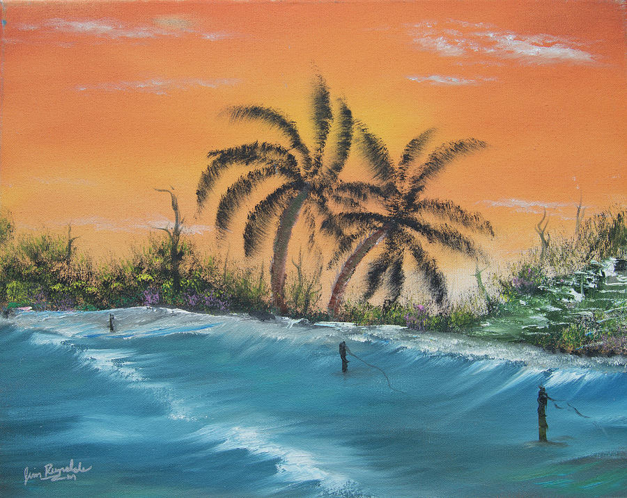 Tequila Sunrise Painting by Jim Reynolds - Fine Art America