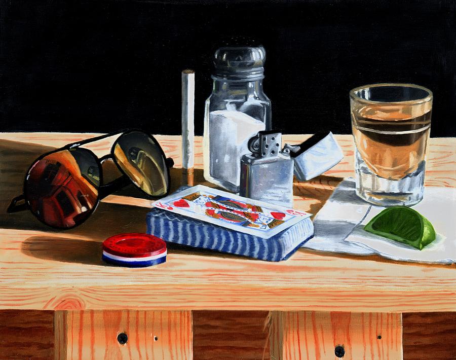 Tequila with Lime No. 6 Painting by Thomas Weeks