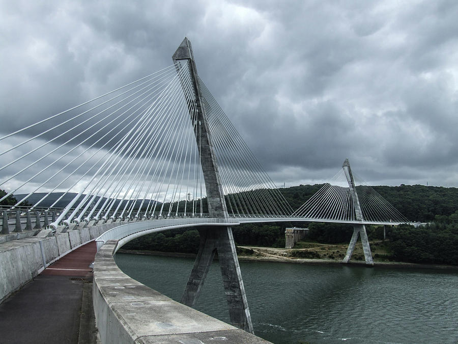 Terenez Bridge i Photograph by Helen Jackson