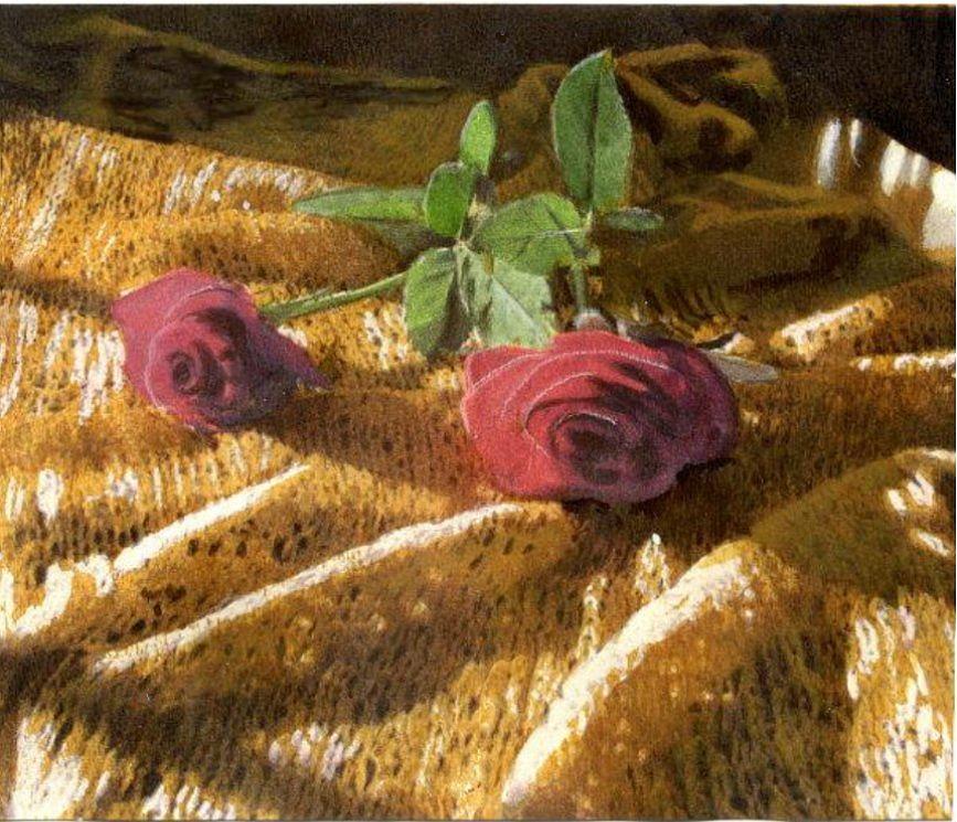 Teris Roses Painting by John Brisson