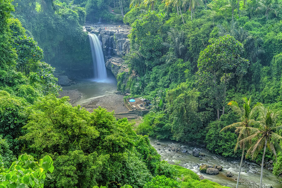 Terjun Blangsinga Waterfall - Bali Photograph by Joana Kruse