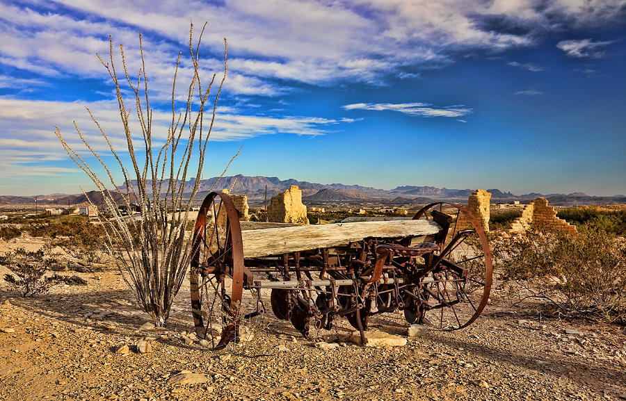 Terlingua Ghost Town 2 Photograph by Judy Vincent