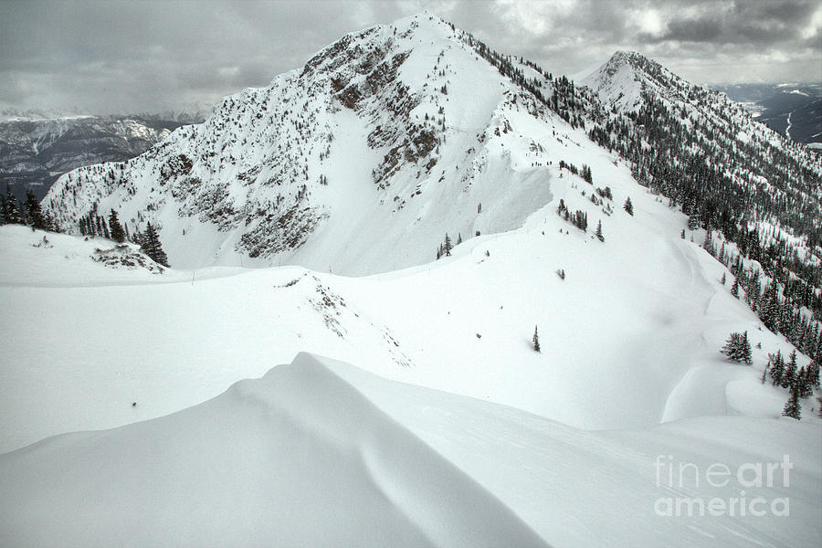 Terminator Peak Snow Drifts Photograph by Adam Jewell