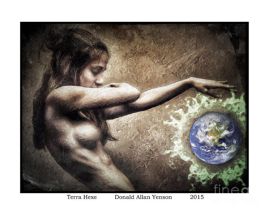 Terra Hexe Painting by Donald Yenson