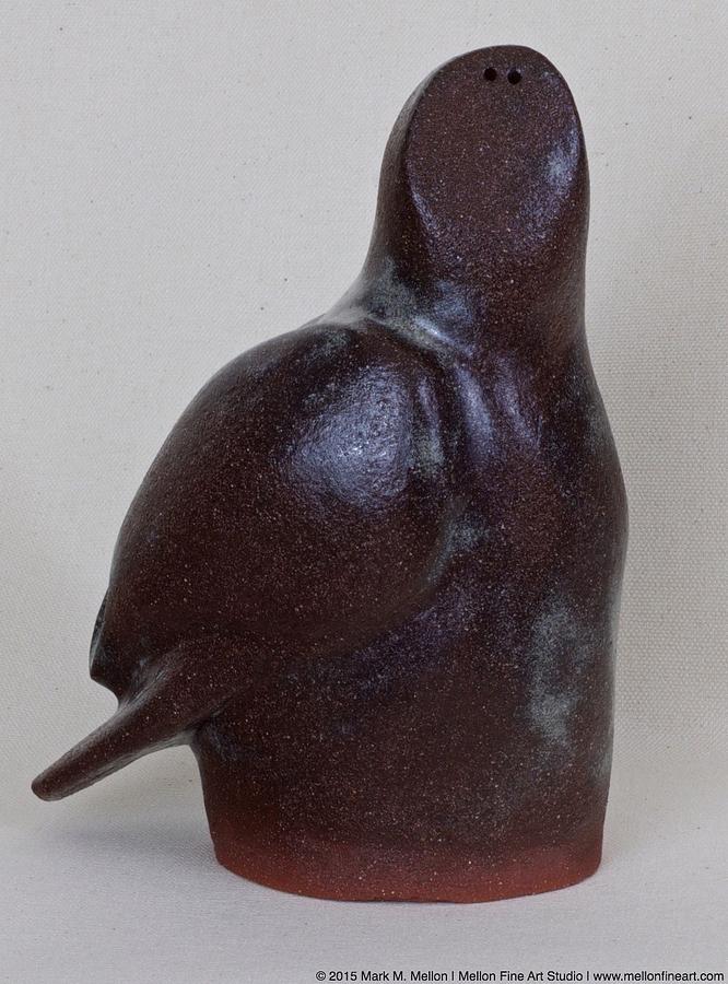 Animal Sculpture - TERRA Owl  by Mark M  Mellon