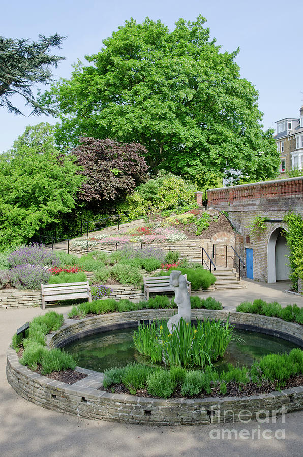 Terrace Gardens Richmond Hill Gardens With The Famous View From The Hill Photograph