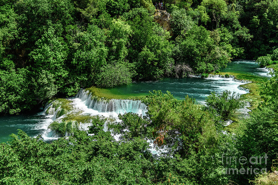 Terraced Turqouise Waterfalls Of Skradinski Buk At Krka National Park In Croatia Photograph By Global Light Photography Nicole Leffer