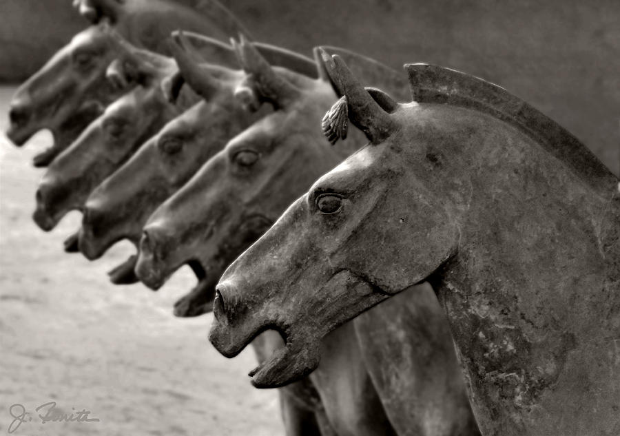 Terracotta Horses Photograph by Joe Bonita