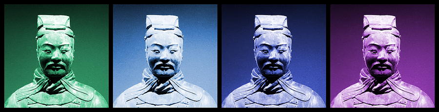 Terracotta warrior army of Qin Shi Huang Di - GBIV Photograph by Richard Reeve