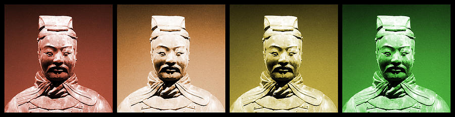 Terracotta warrior army of Qin Shi Huang Di - ROYG Photograph by Richard Reeve