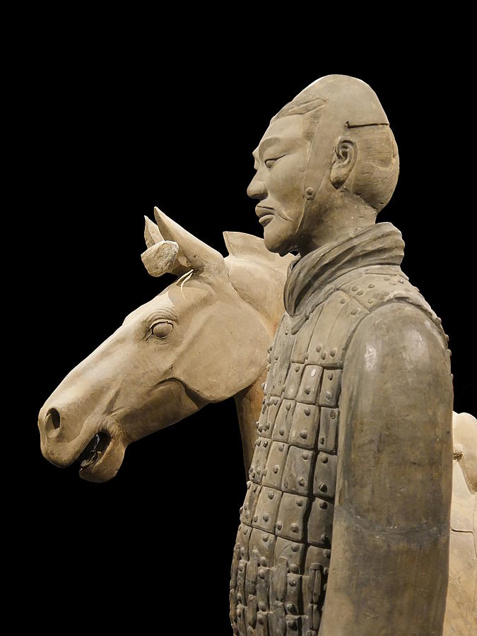 Terracotta warrior army of Qin Shi Huang Di V Photograph by Richard Reeve