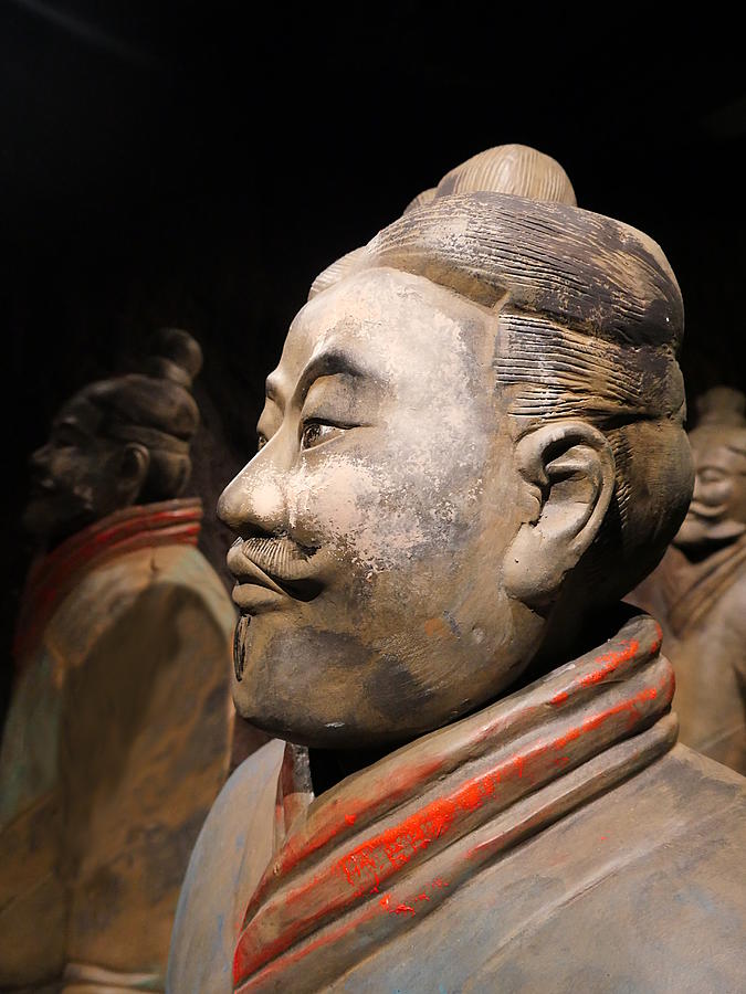 Terracotta warrior army of Qin Shi Huang Di VII Photograph by Richard Reeve
