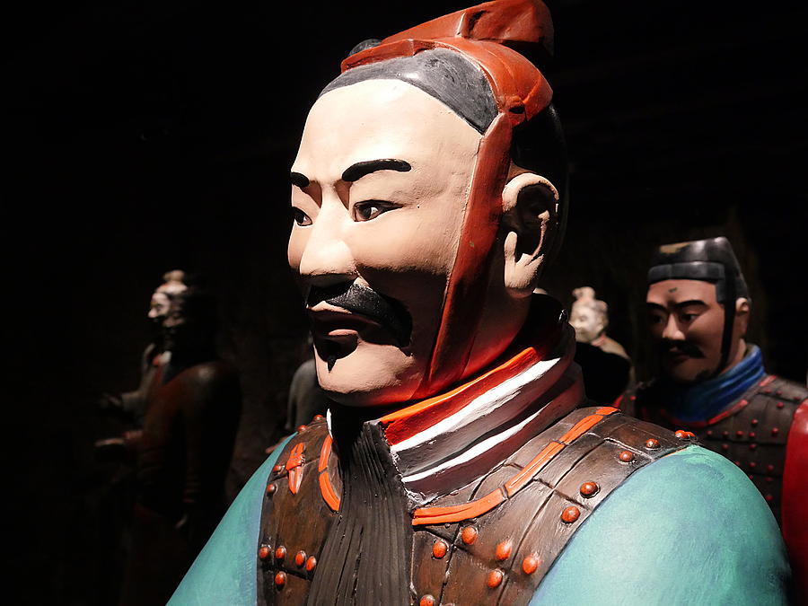 Terracotta warrior army of Qin Shi Huang Di VIII Photograph by Richard Reeve