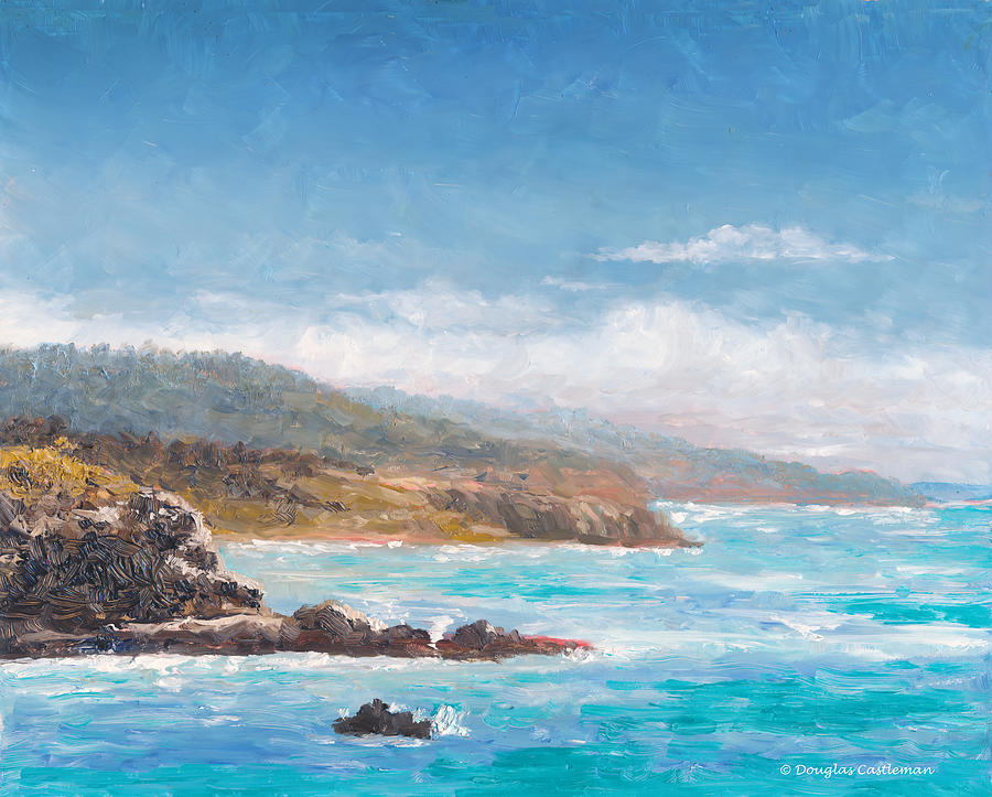 Terranea Pacific View Painting by Douglas Castleman