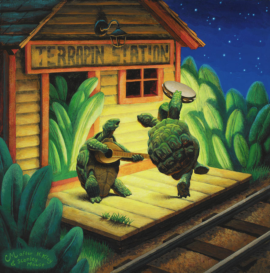 Grateful Dead Painting - Terrapin Station by Chris Miles
