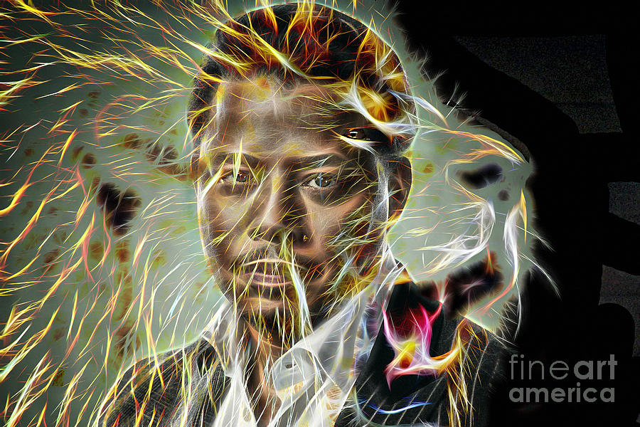 Terrence Howard Lucious Lyon Mixed Media by Marvin Blaine