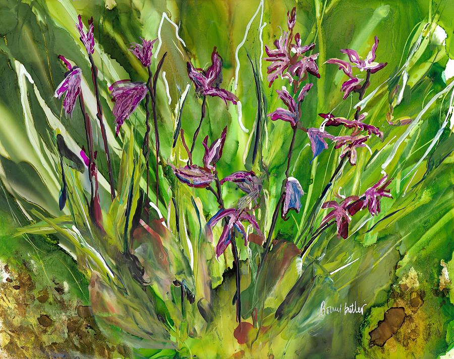 Terrestrial Orchids  Painting by Bonny Butler