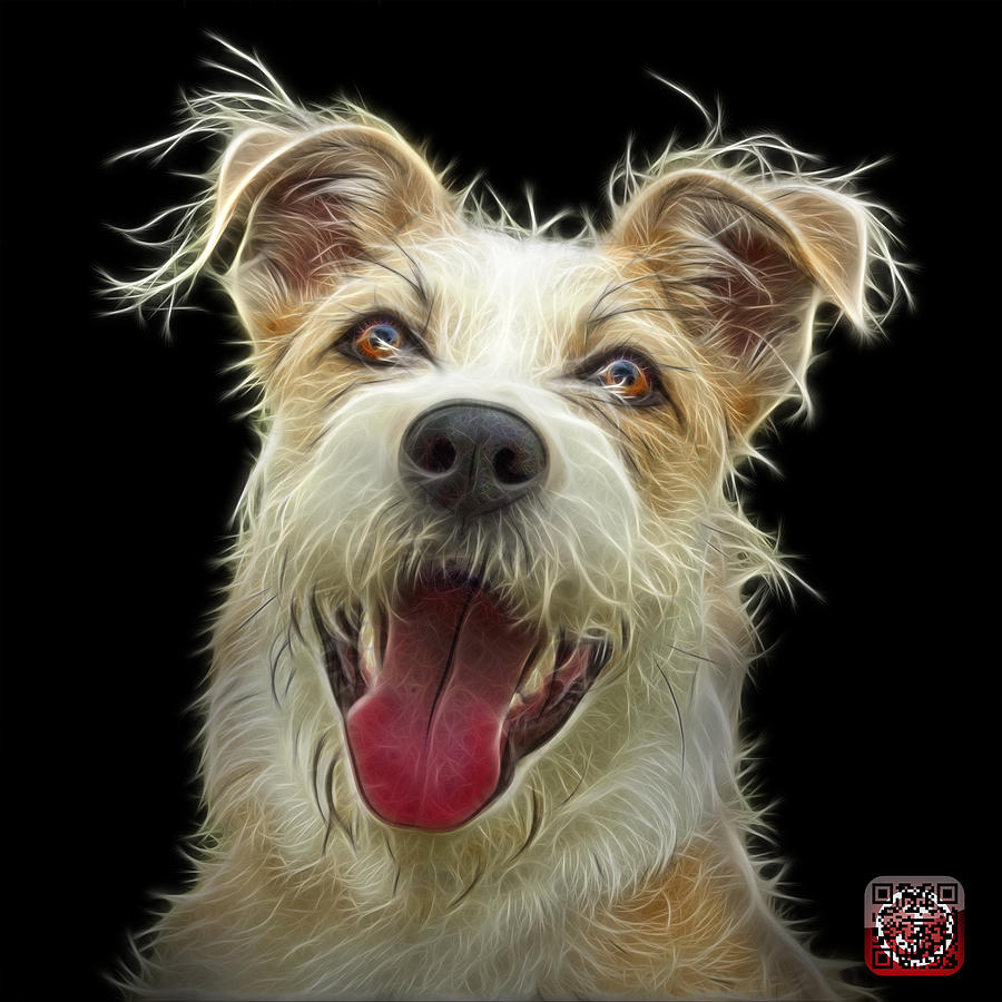 Terrier Painting - Terrier Mix 2989 - BB by James Ahn