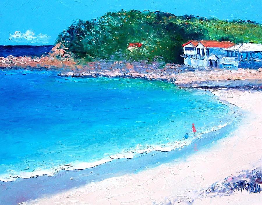 Terrigal Beach Painting by Jan Matson