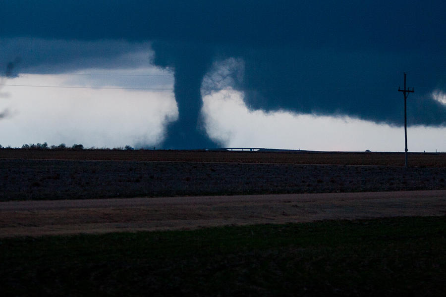 Terror on the Horizon in Western Kansas Photograph by Shirley Heier