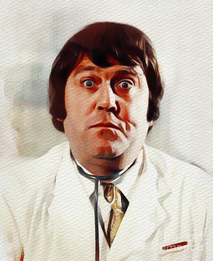Vintage Painting - Terry Scott, Carry On Films Cast by Esoterica Art Agency