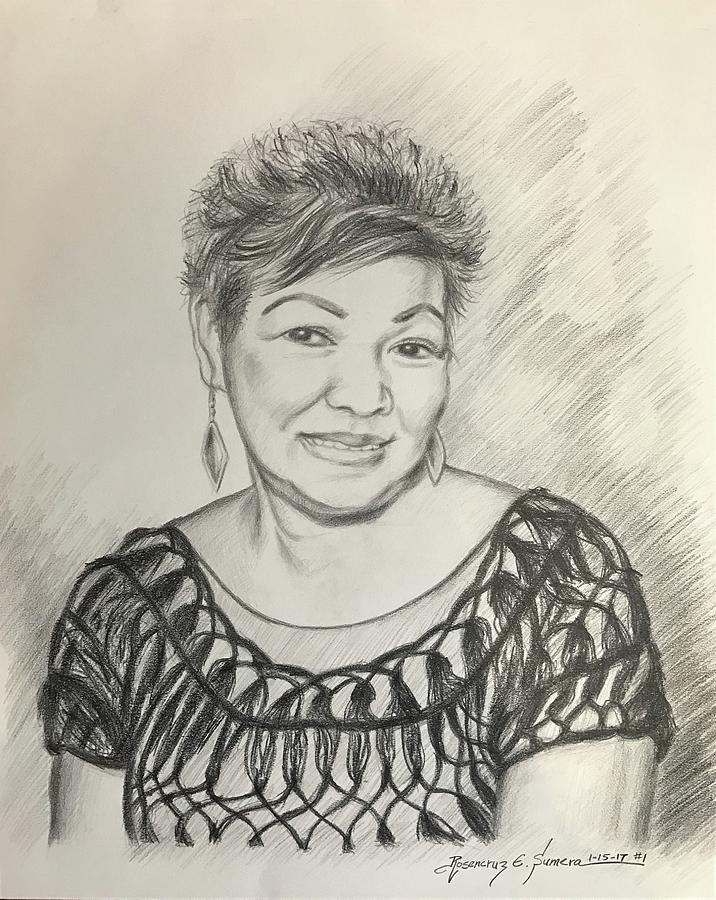 Tessie Guinto  Drawing by Rosencruz  Sumera