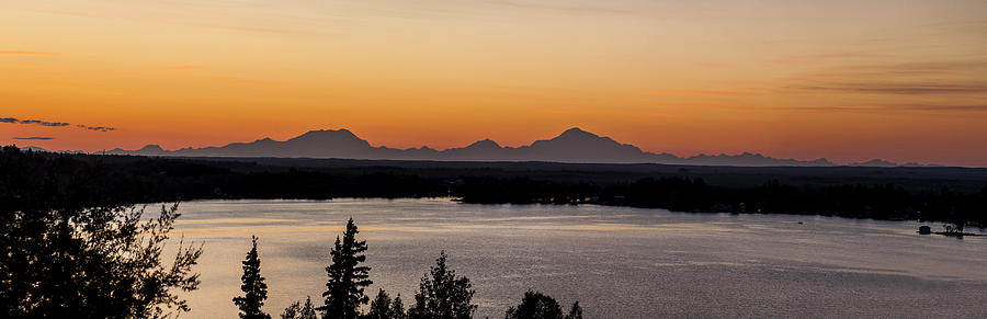 Alaska Range from Big Lake Photograph by Kyle Lavey