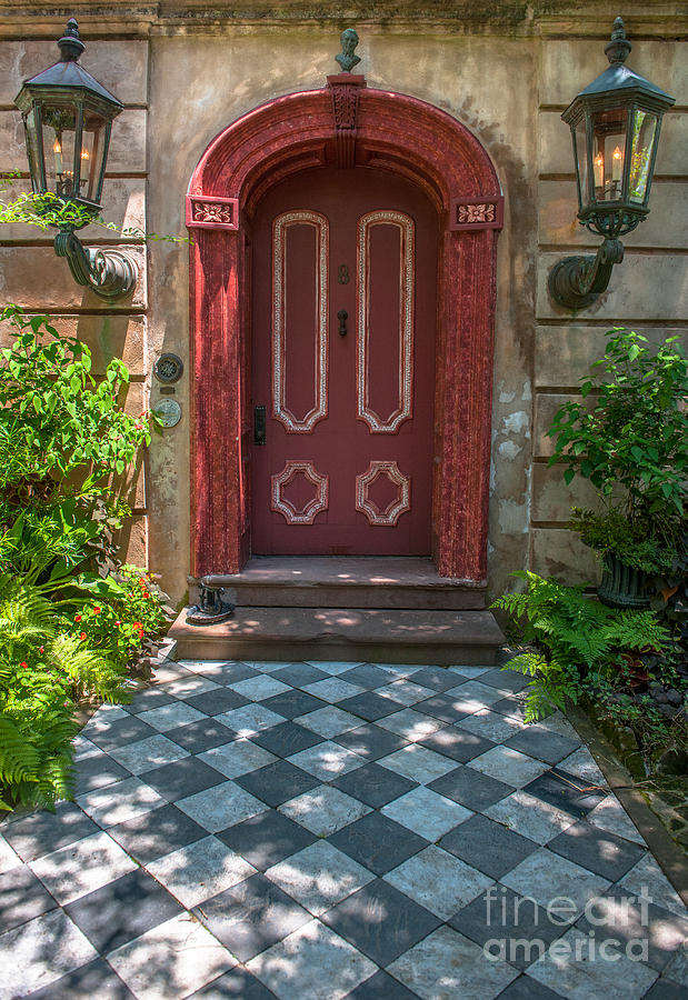 Grand Red Door Entrance Photograph by Dale Powell