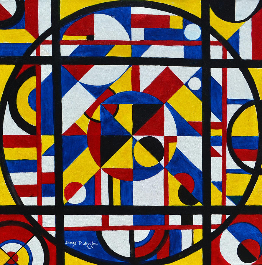 Abstract Painting - Test Pattern by James Pinkerton