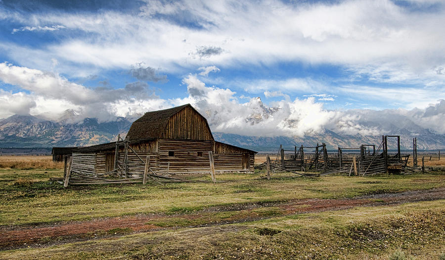Teton Cloud Covered Photograph by David Armstrong