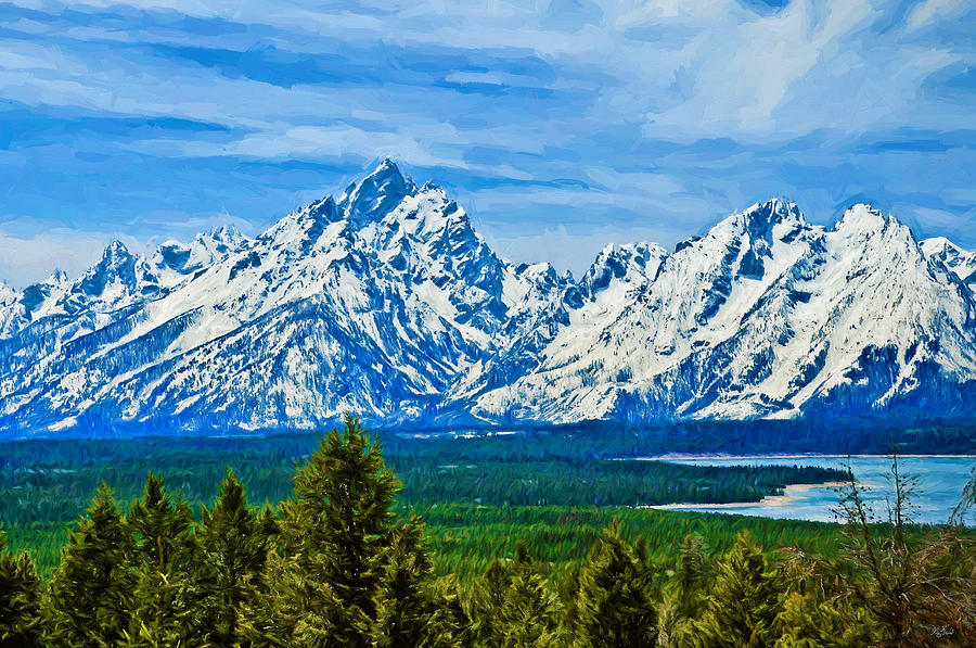 Teton Impressions Photograph by Greg Norrell