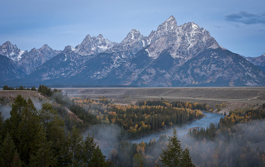 Teton Morning Photograph by John Blumenkamp - Fine Art America