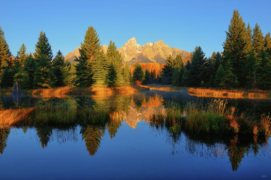 Teton Placid Reflections Photograph by Greg Norrell