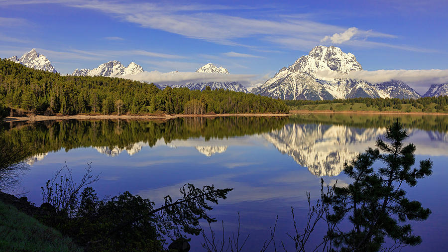 Teton Reflections Photograph by Jack Bell