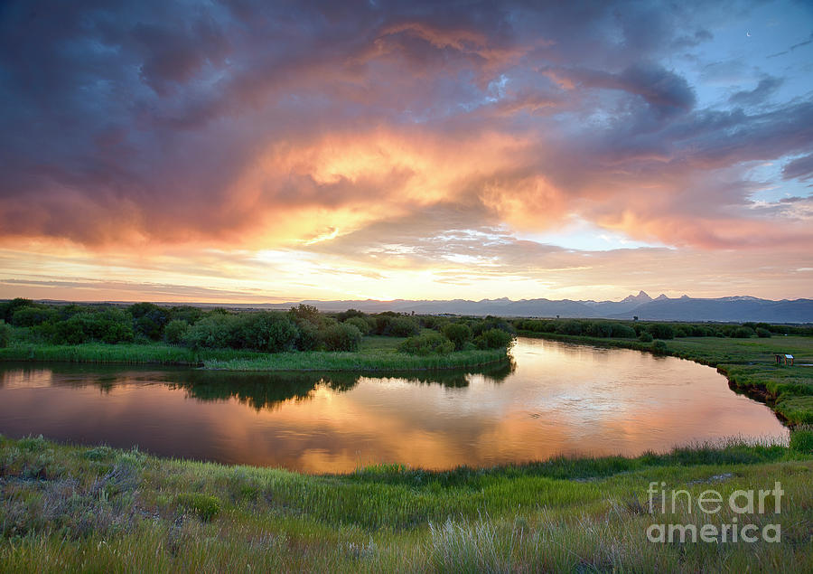 Teton River Sunrise Photograph by Idaho Scenic Images Linda Lantzy