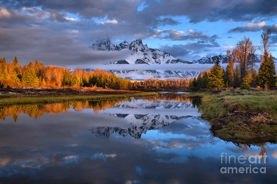 Teton Spring Colors Photograph by Adam Jewell