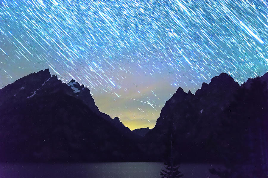Teton Star Trails Photograph by James BO Insogna