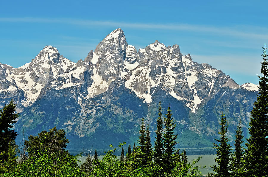 Tetons Across The Valley Photograph by Greg Norrell