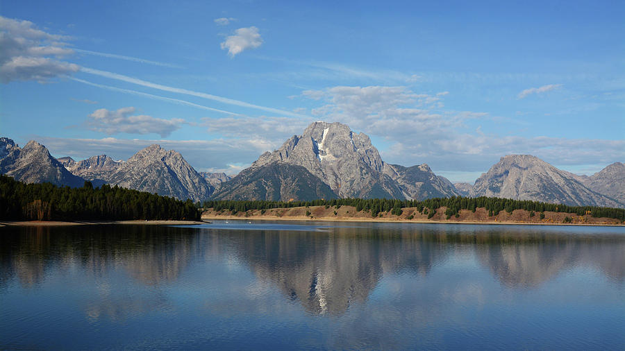 Tetons and Jackson Lake Photograph by Whispering Peaks Photography
