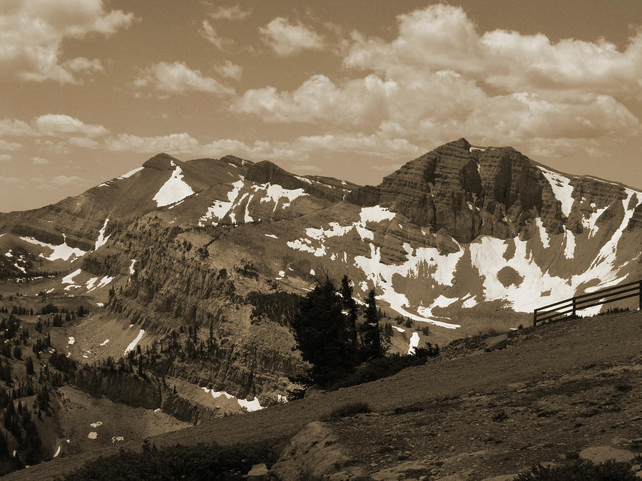 Mountain Photograph - Tetons by Catherine Sprague