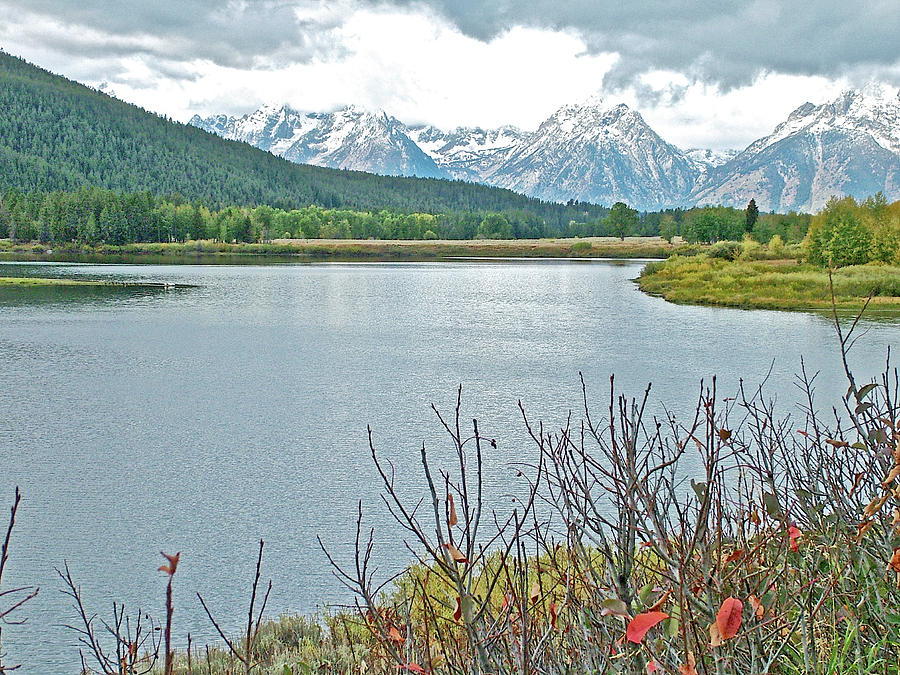 Tetons from Oxbow Bend in Grand Tetons National Park, Wyoming Photograph by Ruth Hager