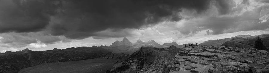 Tetons from the Summit of Freds Mountain Photograph by Raymond Salani III