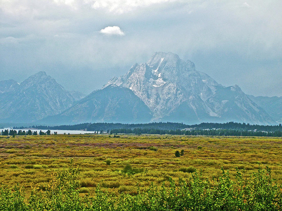 Tetons over Willow Flats in Grand Tetons National Park, Wyoming Photograph by Ruth Hager