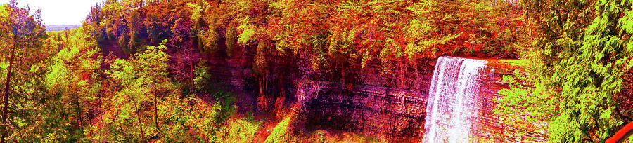 Tews Falls Pano Photograph by Daniel Thompson