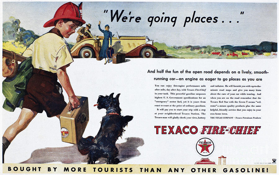 Texaco Advertisement, 1934 Photograph by Granger