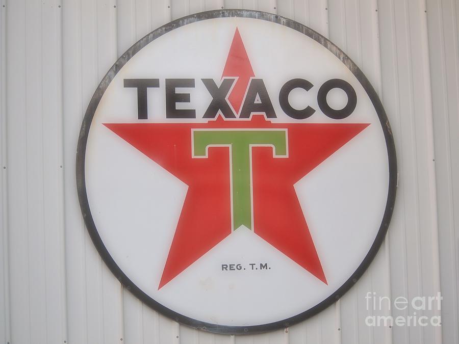 Texaco Sign  Photograph by Jennifer Craft