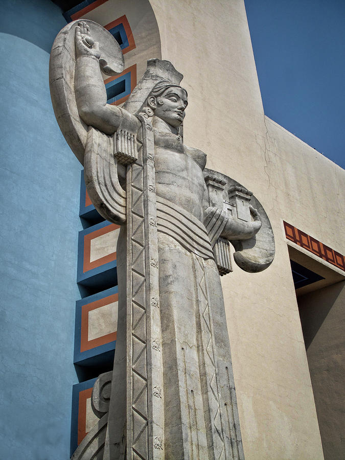 Texas Art Deco Sculpture Photograph by David and Carol Kelly