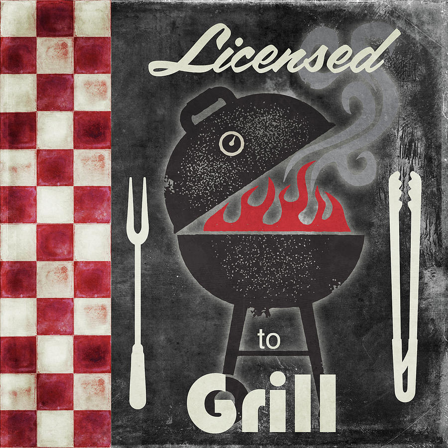 Barbecue Painting - Texas Barbecue I by Mindy Sommers